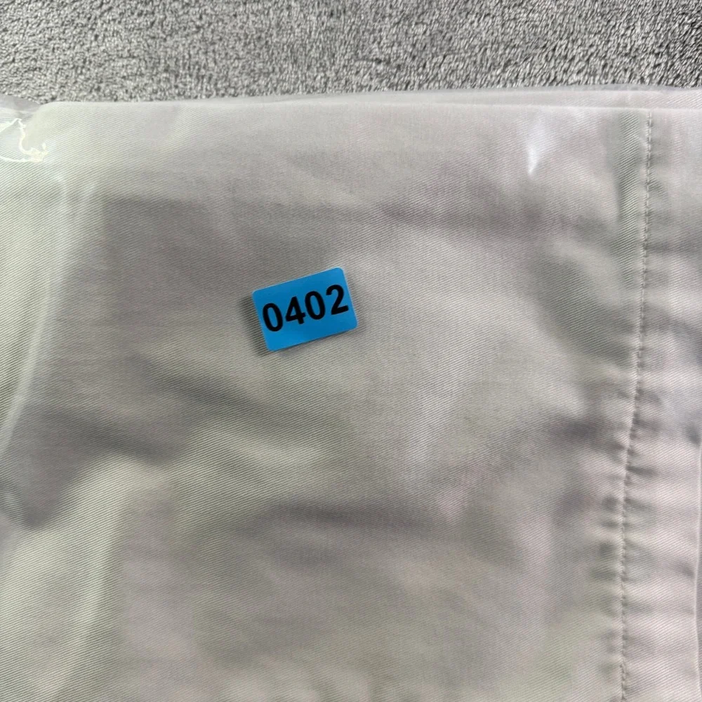 Nike Y2K Golf Flat Front Cotton Twill Chino Pants Mens 34x32 Stone Khaki - Picture 12 of 12